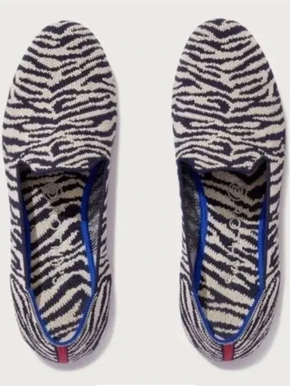 Rothy's Navy Zebra Size 10 New In Box